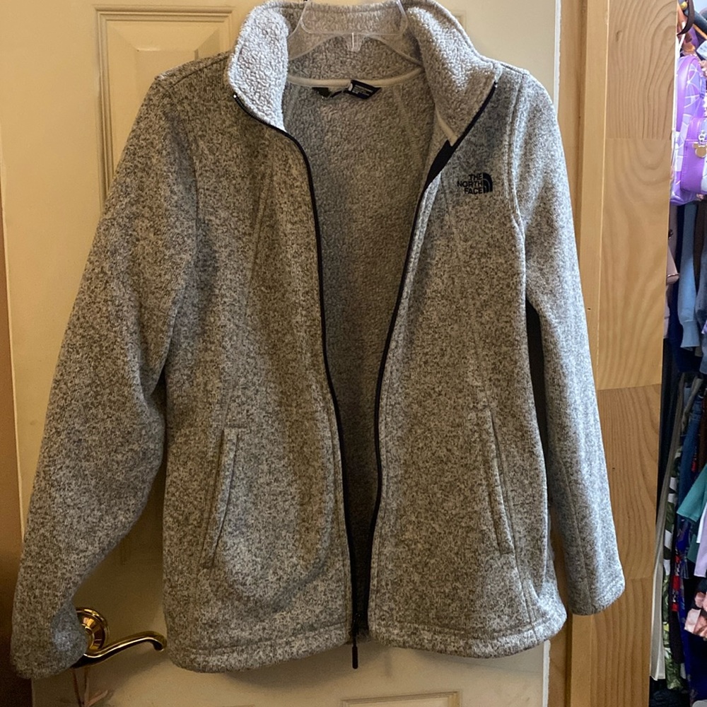 The North Face sweatshirt